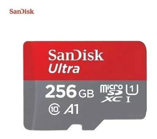 Cartão Micro Sd 256gb Original 100mb/s Sandisk Na Embalagem