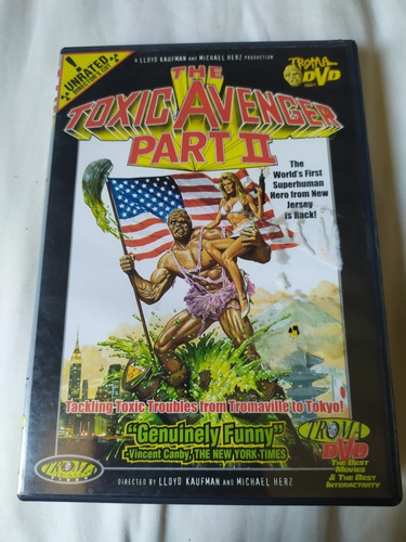 The Toxic Avenger Part 2 Troma Dvd Unrated Directors Cut