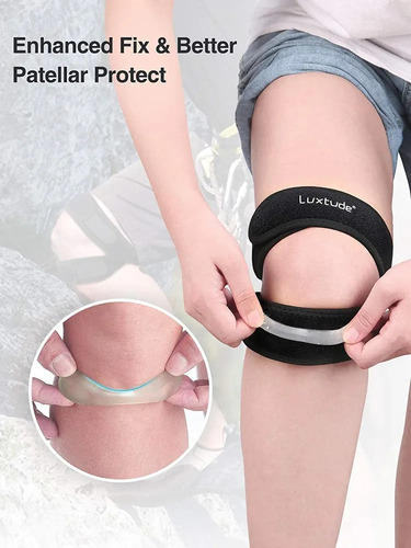 Soporte Para Tendón De Rótula Con Correa De Rodilla W, 2 Uni