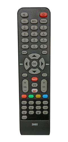 Imagen 1 de 4 de Control Remoto Tv Panavox 32 Wifi T - Electroimporta -