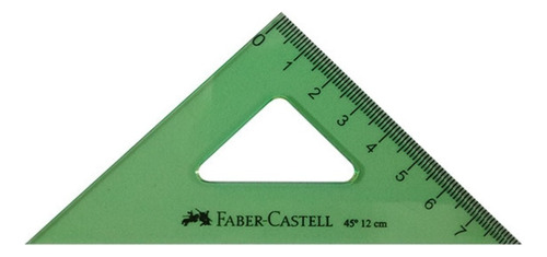 Escuadra Faber Castell 45° X 12 Cm