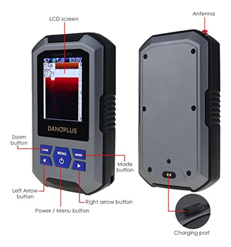 Buscador De Peces Inalámbrico Portátil Sensor