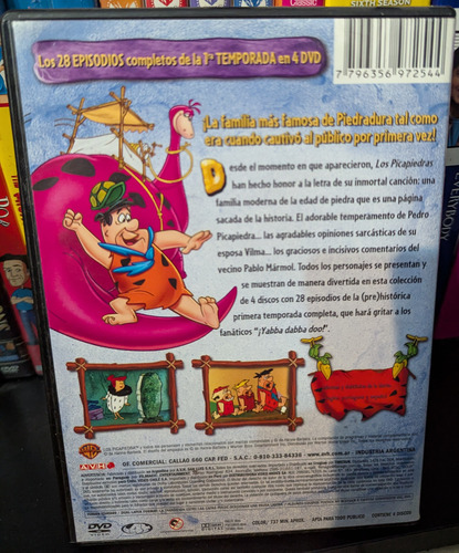 Los Picapiedras Flintstones Temporada 1 Completa Original (Usado)