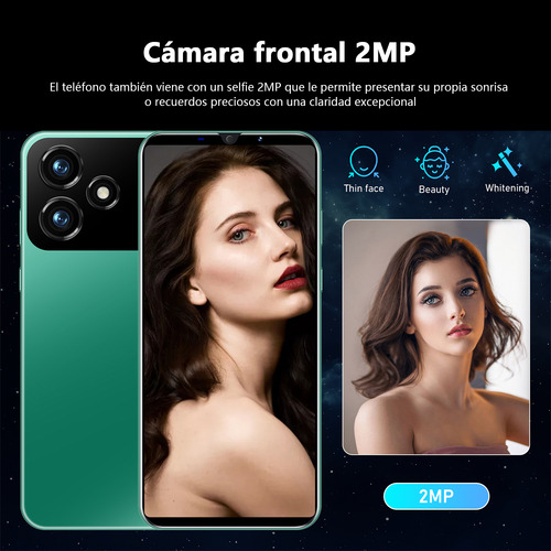 Teléfono Inteligente Android Barato M6 Pro 5.0 Pulgadas Ram 1 Gb Y Rom 8 Gb Negro