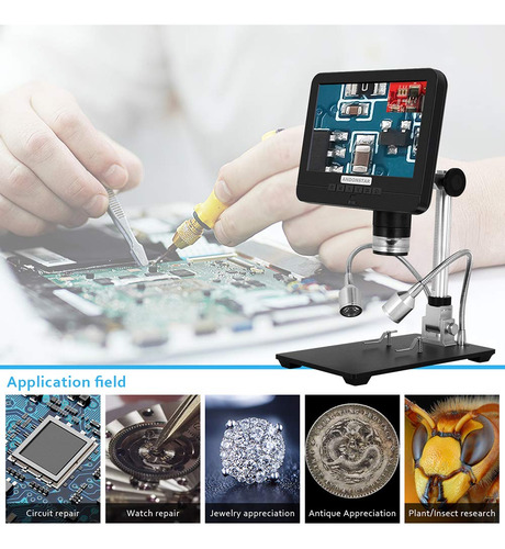 Microscopio Digital Andonstar Ad206s Lcd De 7 Pulgadas Con E