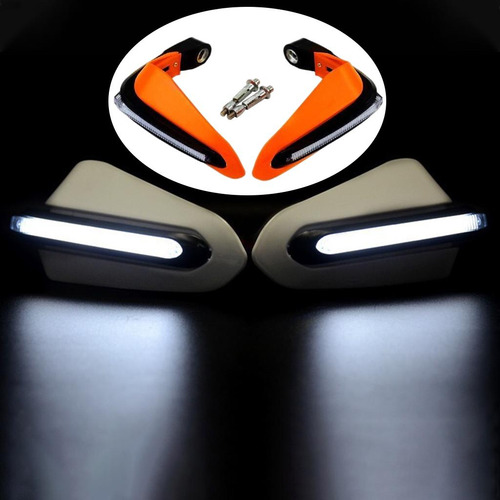 1 Par De Protectores De Mano Para Motocicleta, Naranja