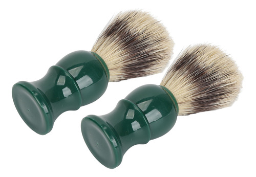 Escova Espumante De Barba Masculina, 2 Peças De Resina De Ca