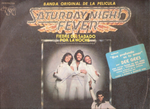 Bee Gees: Saturday Night Fever / Vinilo Doble Rso  Nacional