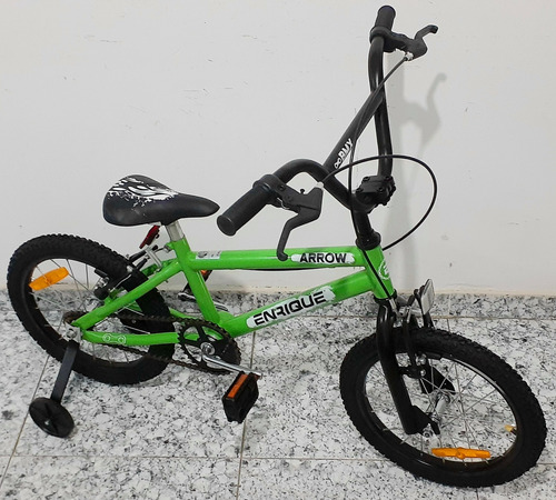 Bicicleta Usada R14 Impecable Sin Detalles Para 4 A 7 Años Verde 14 " (Usado)