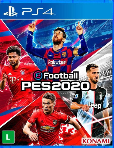 Pes 20 Pro Evolution Soccer 2020 Ps4 Mídia Física Lacrado  