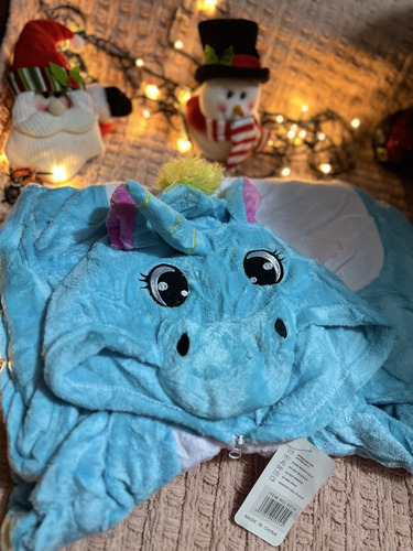 Pijama Genérica Unicornio Azul Unisex