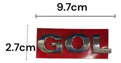 Emblema Cromado Tapa Baul Gol 2009-2016