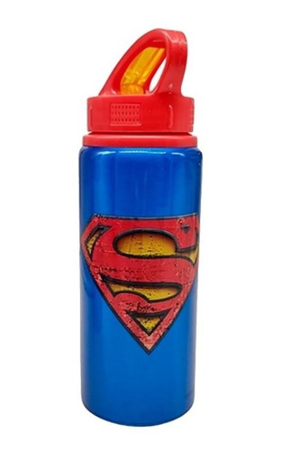Vaso Sport Aluminio Superman Tipo Botella Agua 710ml Lj016