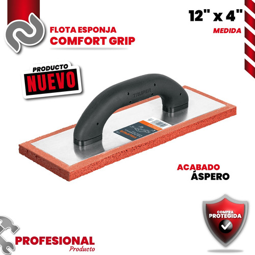 Flota Esponja 12 , Esp. 1/2 , Acabado Ás