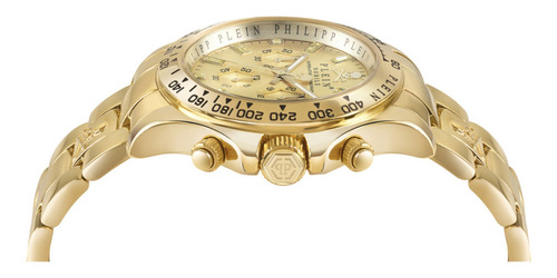 Imagen 2 de 3 de Reloj Philipp Plein Pwcaa1121 Para Hombre Y Oro Amarillo