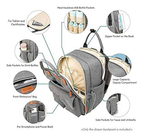 Mochila Portátil Multifuncional De Grande Capacidade