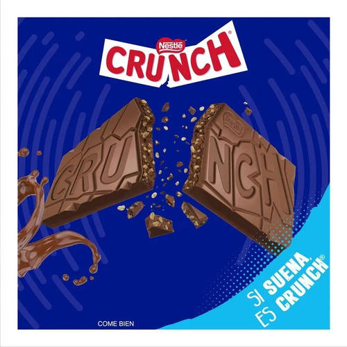 Crunch Chocolate C/leche Arroz Inflado Nestlé 42 Pz