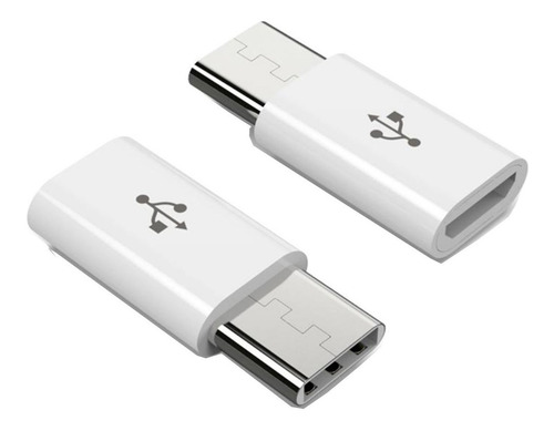 Imagen 5 de 8 de Adaptador Convertidor Micro Usb V8 Hembra A Tipo C Macho