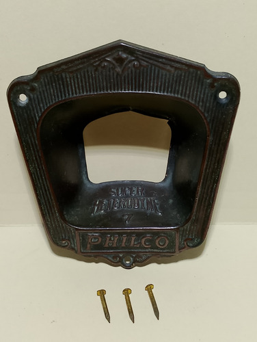 Antiguo Marco Bisel Frontal Dial / Art Deco / Philco 1930 (Usado)