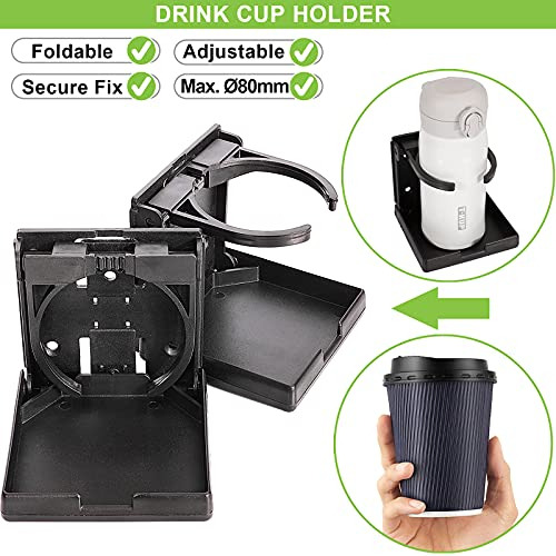 Soporte Para Bebidas Spurtar, Plegable Y Ajustable, 2 Unidad