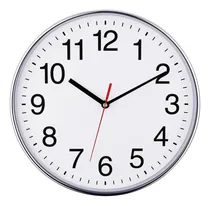 Comprar Plumeet Reloj De Pared Silencioso 12 Relojes De Pared Negros