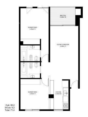Imagen 2 de 11 de Departamento - Tigre Residencial