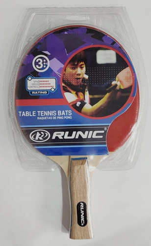 Raqueta Ping Pong Runic 3 Estrellas Rtt336