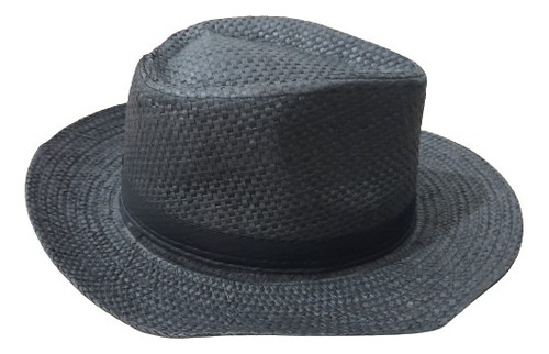 Sombrero Negro 100% Paper Talla M (58 Cm)