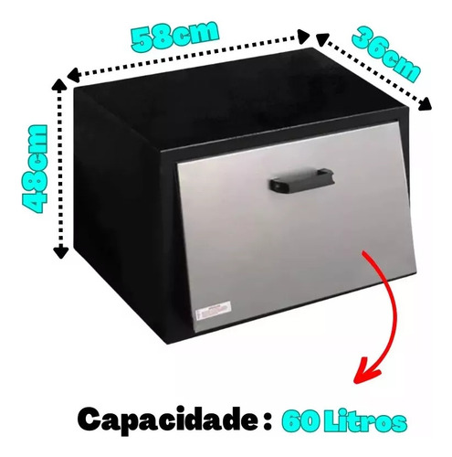 Fogão Industrial 4 Bocas Misto 30x30 Com Forno 60 L + Chapa