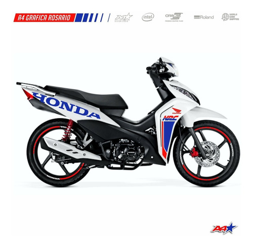 Calcos Honda Wave 110s Stunt 2023 Mod.02