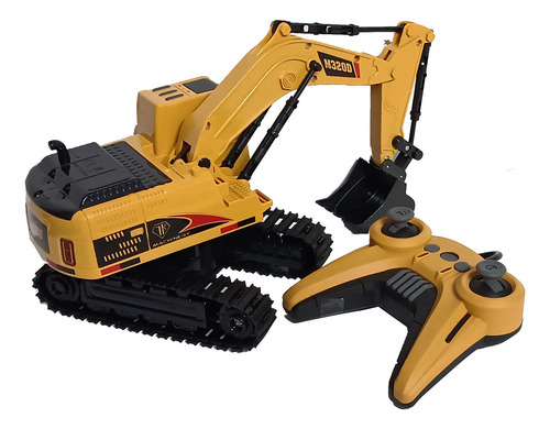 Trator Pá Carregadeira E Outros Modelos Controle Remoto Cor Amarelo 2