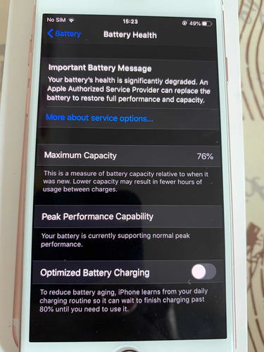 iPhone 7 128gb Rosa (Usado)