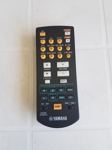 Control Remoto Yamaha Rav25