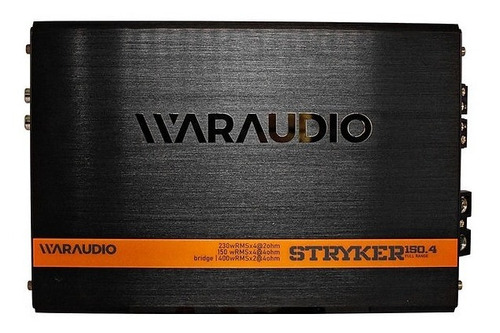 Mini Amplificador Medios Waraudio Stryker 150.4 