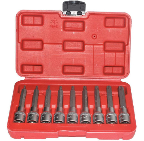 Imagem 2 de 4 de Jogo De Soquete Torx Macho Com 9 Peças - Site Do Mecanico