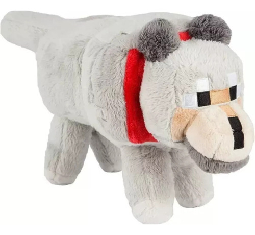 Mz Peluche De Lobo Juego De Minecraft Pixel 35cm