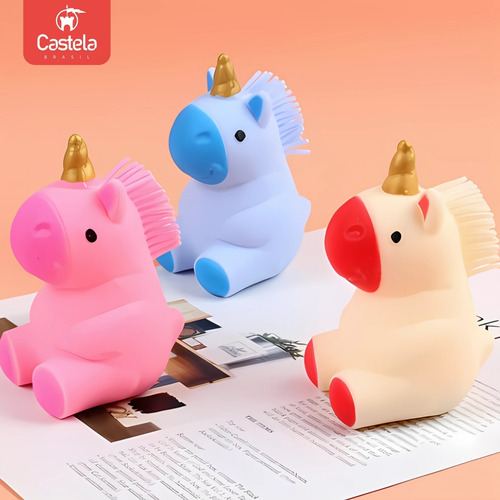 Mini Brinquedo Squishy Unicórnio Apertar Estresse - Castela