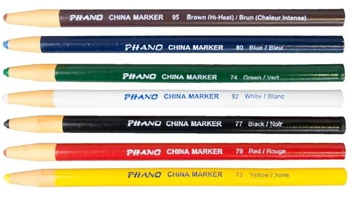Lapiz De Cera Dixon Phano Dermografico Marcador X10 Lapices