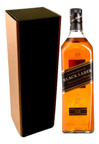 Whisky Johnnie Walker Black Label 750 Ml Premium Con Estuche