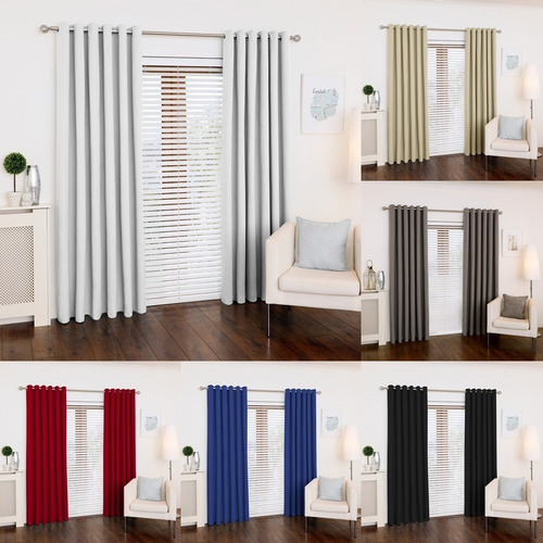 Cortina Para Sala E Quarto 300x250 Com Ilhos Para Varão