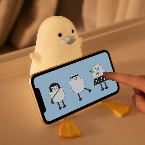 Luz Nocturna Para Niños Con 2 Modos De Cambio De Color Led Blanco