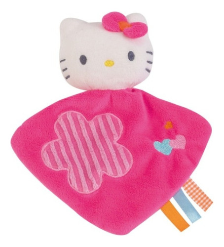 Manta De Apego Y Porta Chupeta Bebe Peluche Hello Kitty