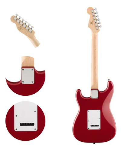 Guitarra Fender Squier Debut Series Stratocaster Red 0379600