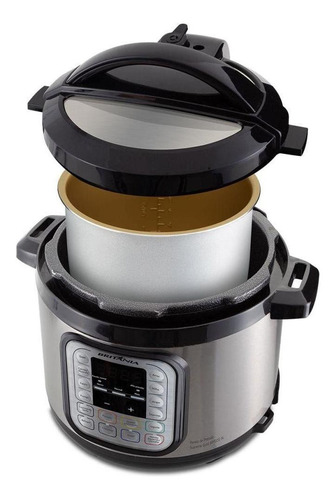 Panela De Pressão Digital Supreme Gold Bpp02g Britânia