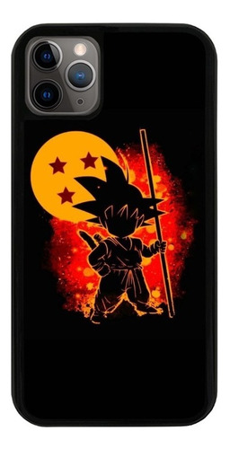 Funda Uso Rudo Tpu Para iPhone Dragon Ball Goku Esfera Sombr