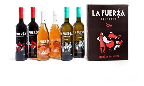 Imagen 1 de 8 de Caja 6 Botellas La Fuerza Mix 2 De (rojo, Blanco Y Primaver)