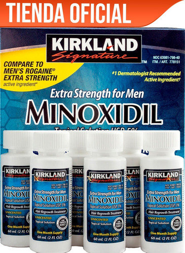 Imagen 1 de 5 de Minoxidil 5% Solución Tópica 6 Meses Tratamiento