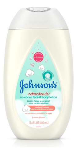 Crema Johnsons Baby Lotion Toque De Algodón 400 Ml.