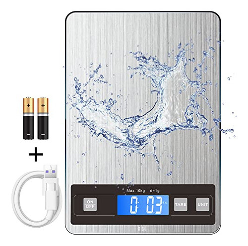 Báscula Digital De Cocina Hito Food Scale De 33 Libras, Reca