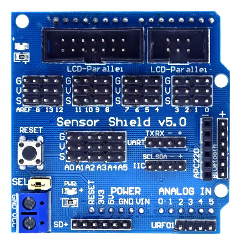 Sensor Shield V5.0 Placa De Expansor Servo Sensores Arduino
